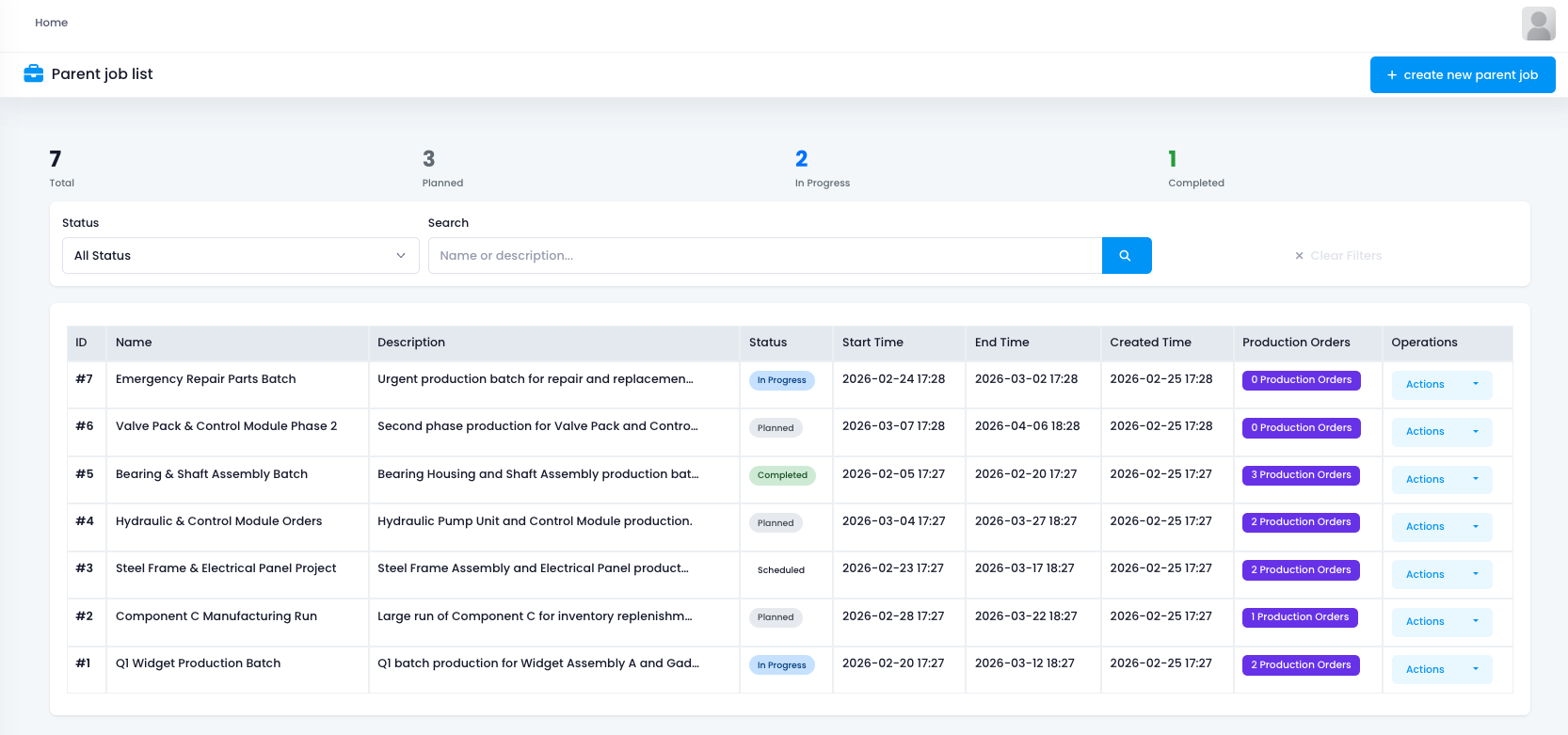 Production Operations Management