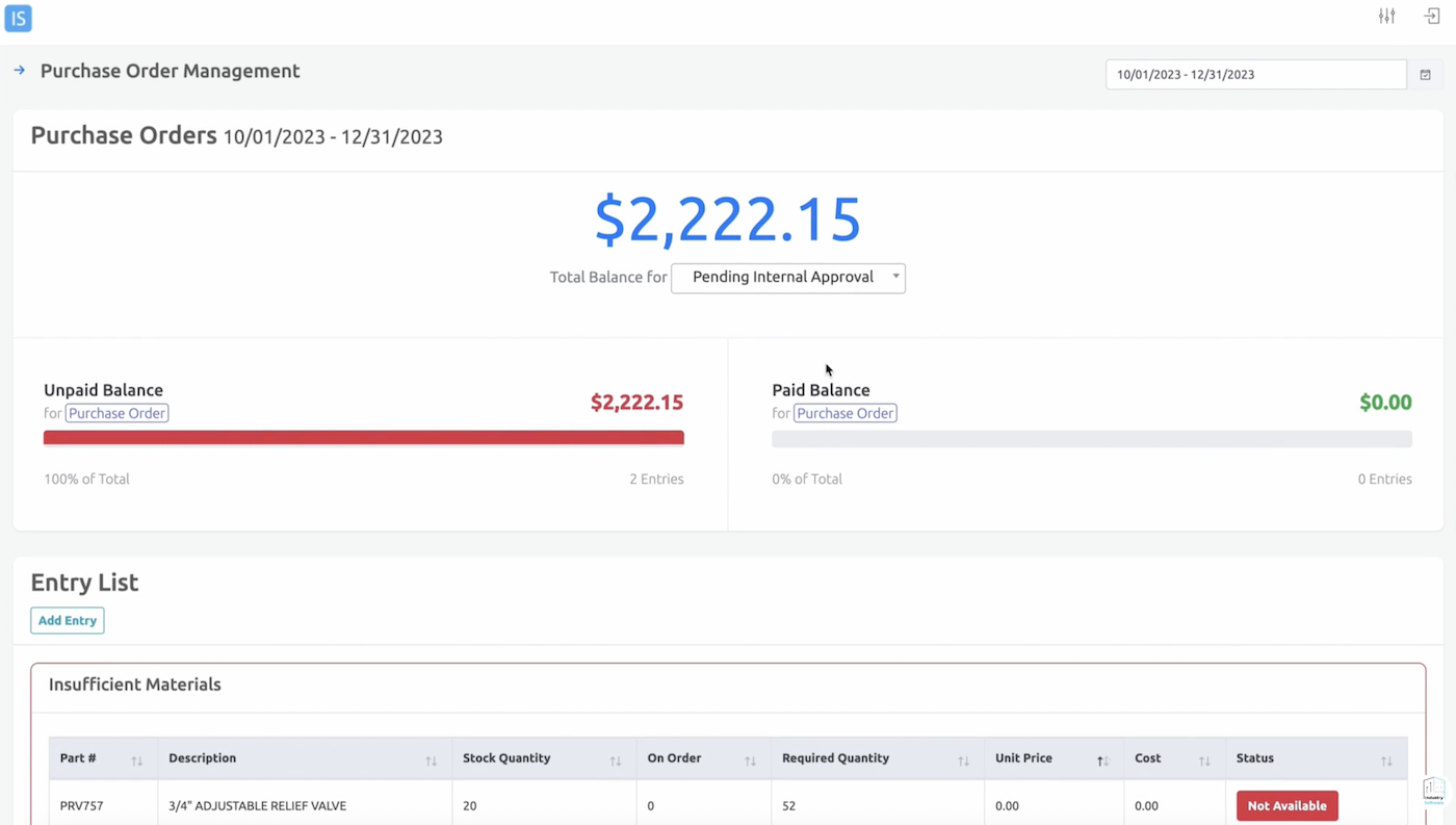 Financial Dashboard Overview